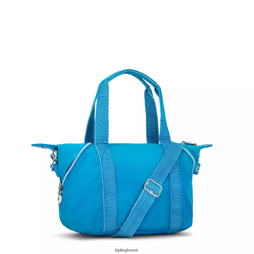 Kipling حقيبة كتف فنية صغيرة نحيف حريصة الأزرق ZR2RH40 حقائب الكتف