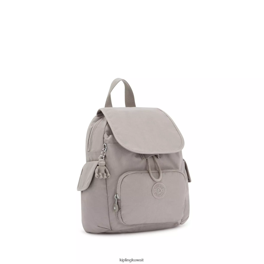 Kipling حقيبة ظهر صغيرة سيتي باك نحيف رمادي جريس ZR2RH410 أكياس صغيرة