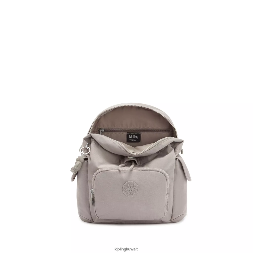 Kipling حقيبة ظهر صغيرة سيتي باك نحيف رمادي جريس ZR2RH410 أكياس صغيرة
