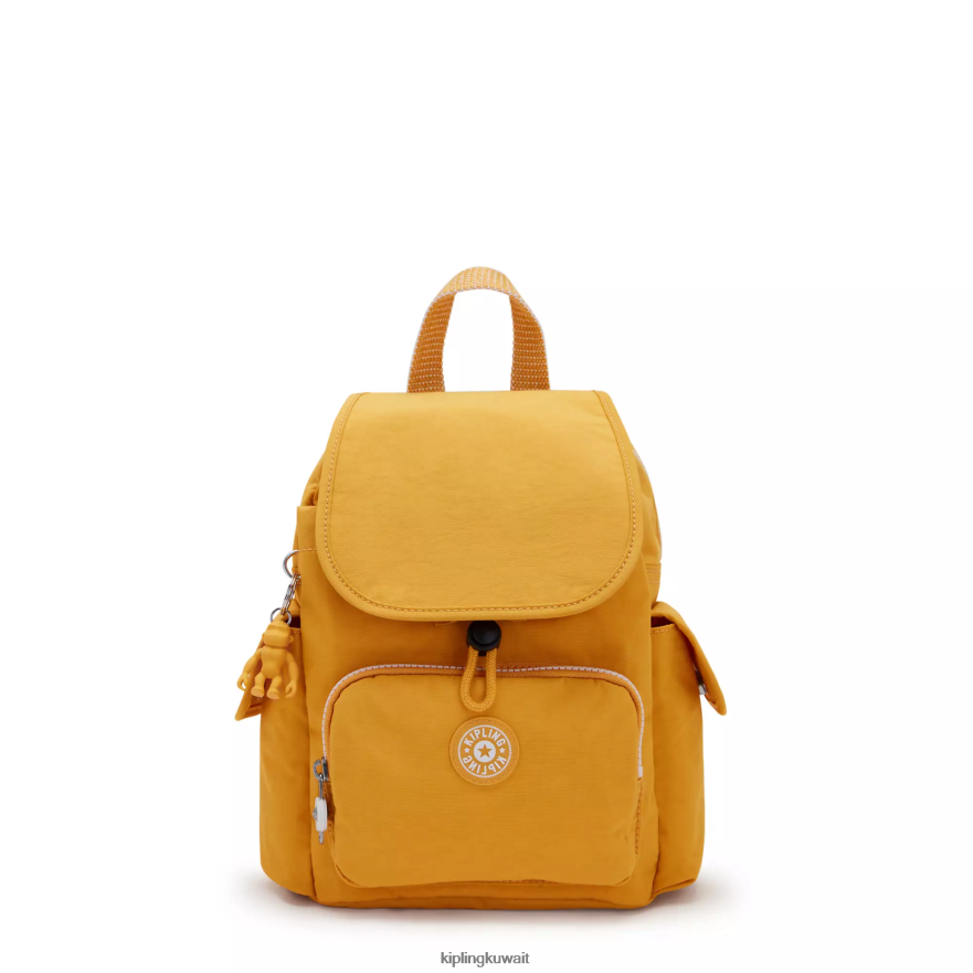 Kipling حقيبة ظهر صغيرة سيتي باك نحيف أصفر سريع ZR2RH411 أكياس صغيرة
