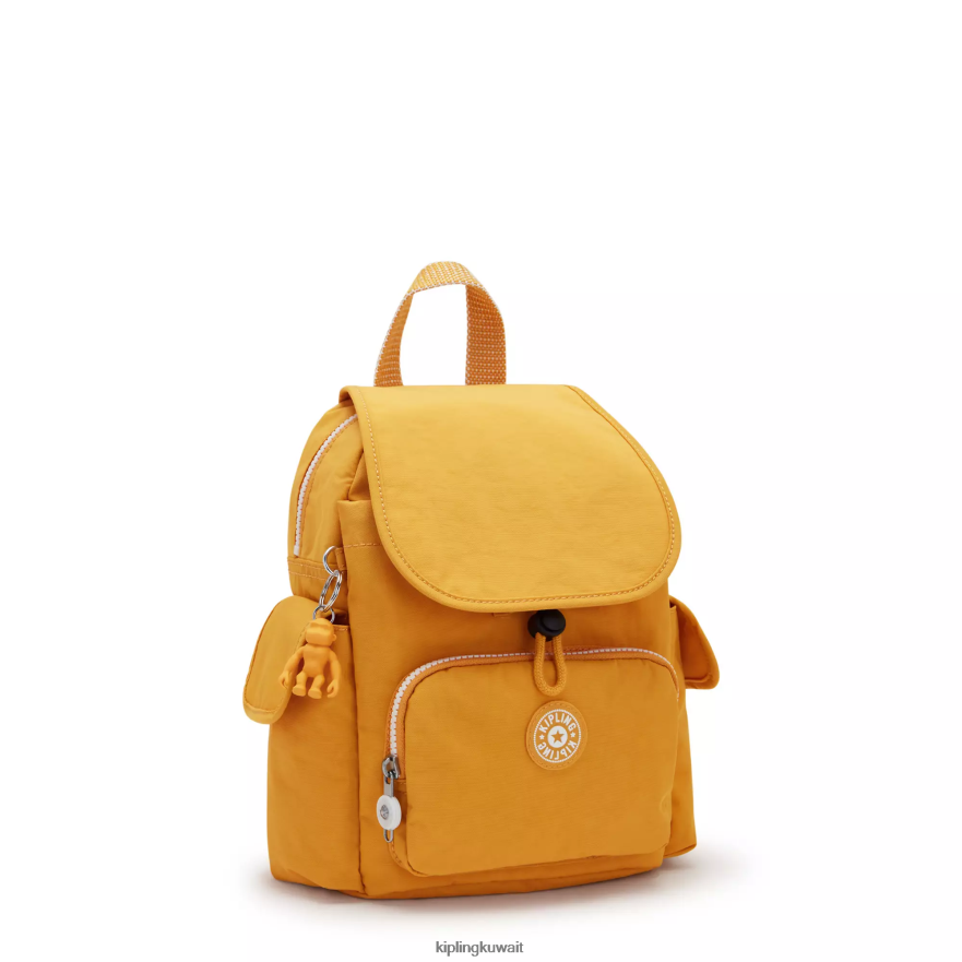 Kipling حقيبة ظهر صغيرة سيتي باك نحيف أصفر سريع ZR2RH411 أكياس صغيرة