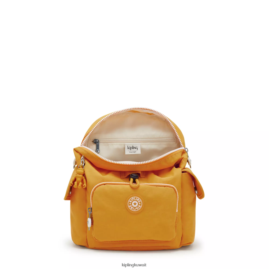 Kipling حقيبة ظهر صغيرة سيتي باك نحيف أصفر سريع ZR2RH411 أكياس صغيرة