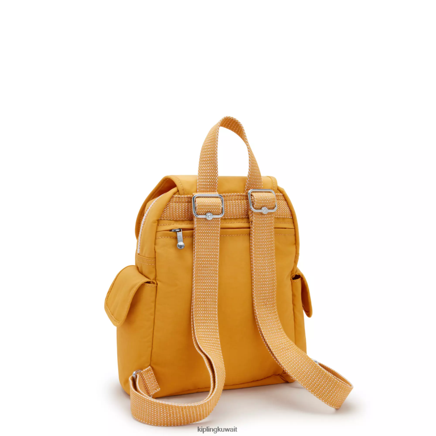 Kipling حقيبة ظهر صغيرة سيتي باك نحيف أصفر سريع ZR2RH411 أكياس صغيرة