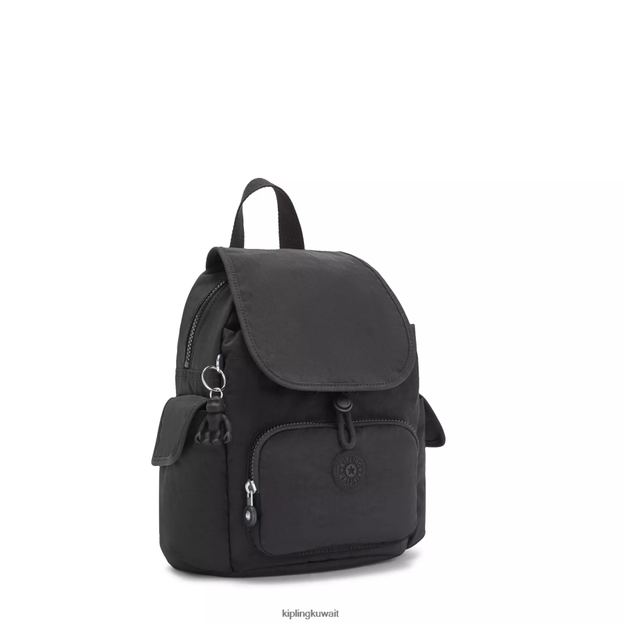 Kipling حقيبة ظهر صغيرة سيتي باك نحيف نوير أسود ZR2RH412 أكياس صغيرة