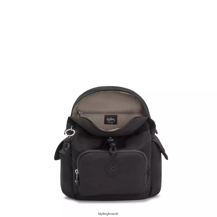 Kipling حقيبة ظهر صغيرة سيتي باك نحيف نوير أسود ZR2RH412 أكياس صغيرة