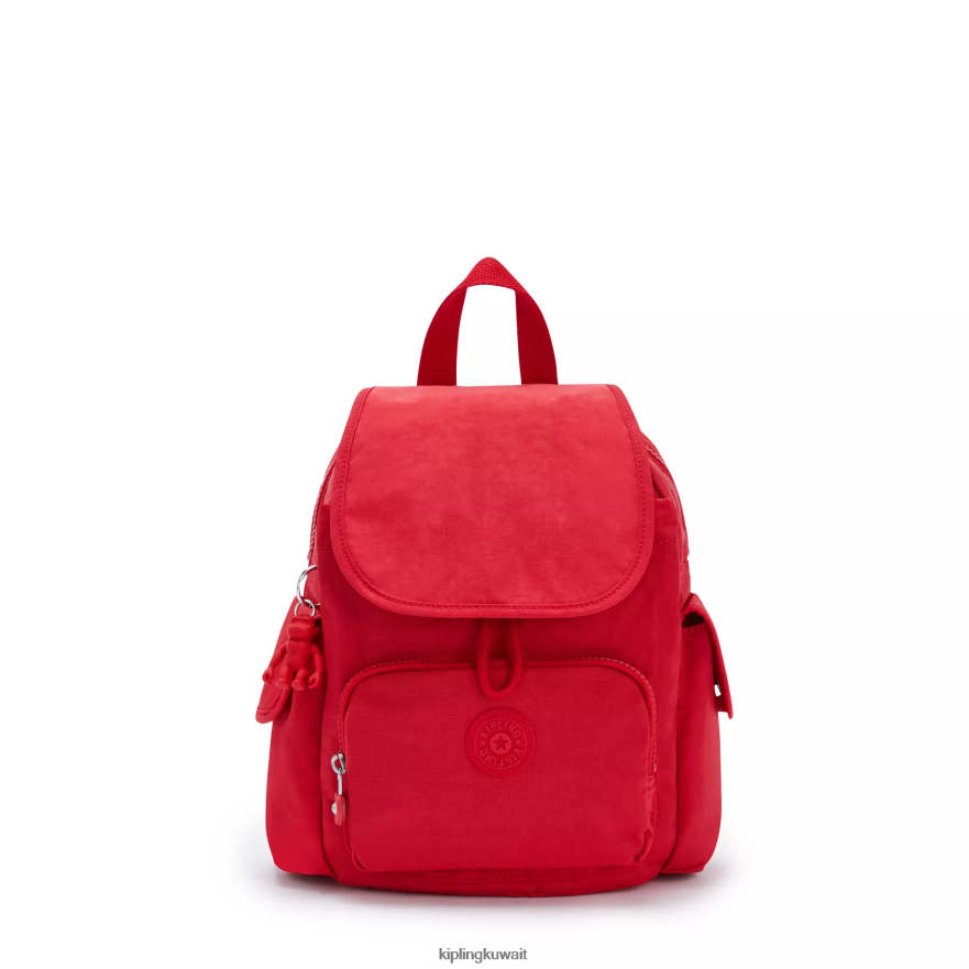 Kipling حقيبة ظهر صغيرة سيتي باك نحيف أحمر شفتين ZR2RH415 أكياس صغيرة