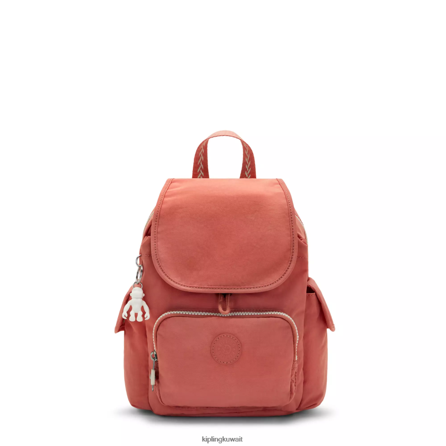 Kipling حقيبة ظهر صغيرة سيتي باك نحيف خمر الوردي ZR2RH416 أكياس صغيرة