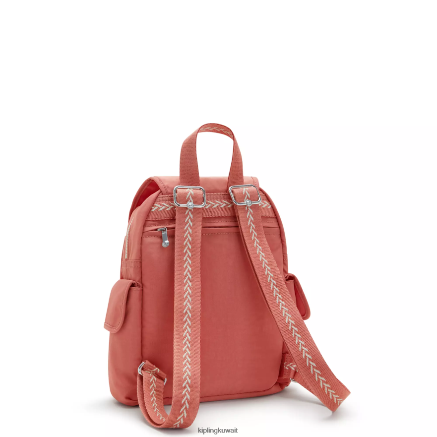Kipling حقيبة ظهر صغيرة سيتي باك نحيف خمر الوردي ZR2RH416 أكياس صغيرة