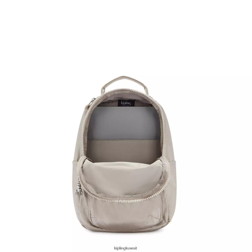 Kipling حقيبة ظهر لوحي صغيرة معدنية من سيول نحيف توهج معدني ZR2RH418 حقائب ظهر صغيرة