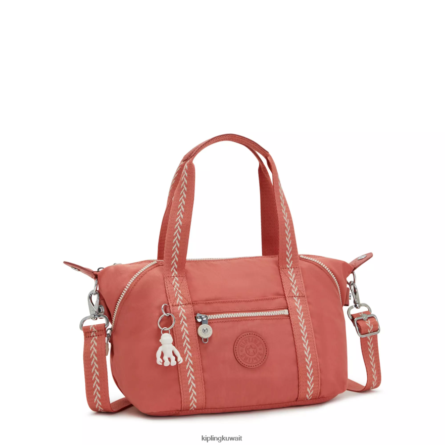 Kipling حقيبة كتف فنية صغيرة نحيف خمر الوردي ZR2RH41 حقائب الكتف