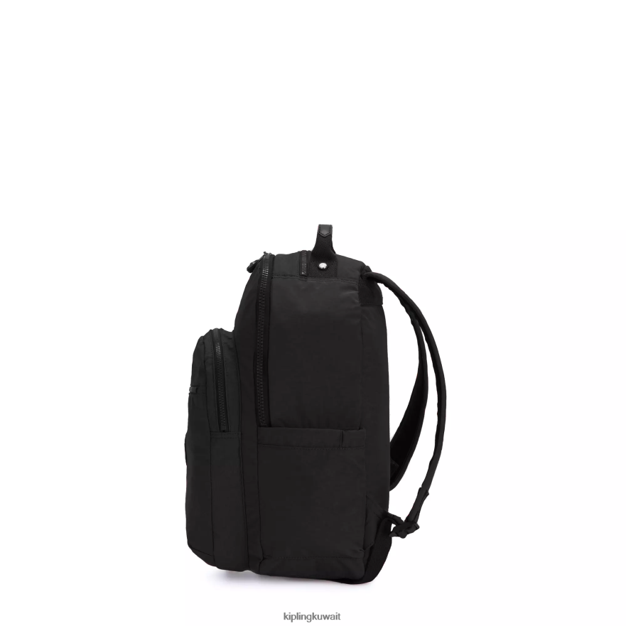 Kipling حقيبة ظهر صغيرة للكمبيوتر اللوحي من سيول نحيف نوير أسود ZR2RH420 مونوغرامبل