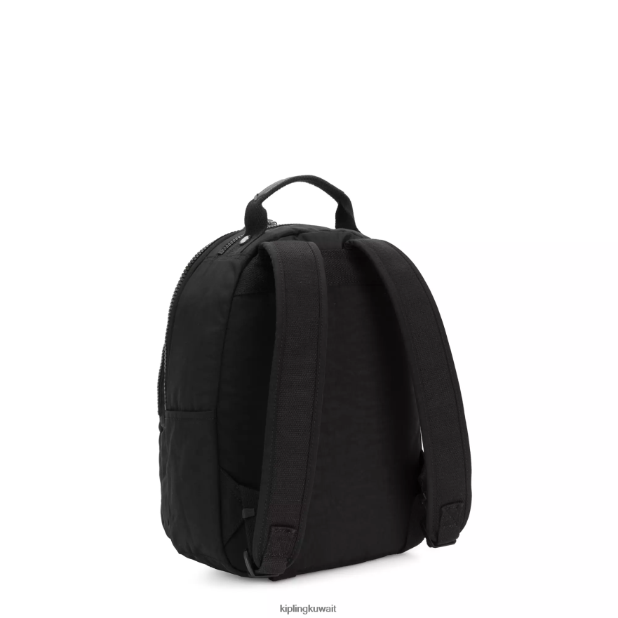 Kipling حقيبة ظهر صغيرة للكمبيوتر اللوحي من سيول نحيف نوير أسود ZR2RH420 مونوغرامبل