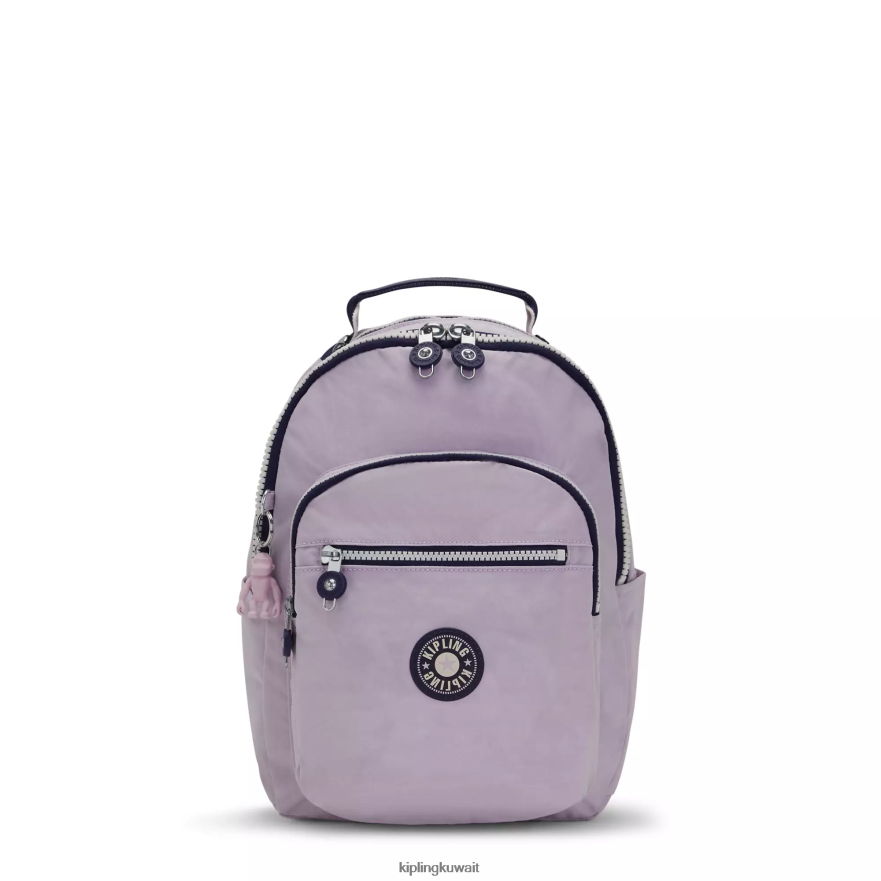 Kipling حقيبة ظهر صغيرة للكمبيوتر اللوحي من سيول نحيف كتلة أرجواني لطيف ZR2RH423 مونوغرامبل