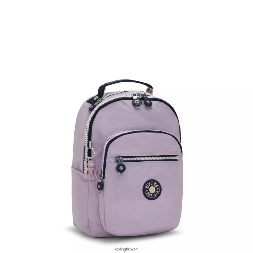 Kipling حقيبة ظهر صغيرة للكمبيوتر اللوحي من سيول نحيف كتلة أرجواني لطيف ZR2RH423 مونوغرامبل