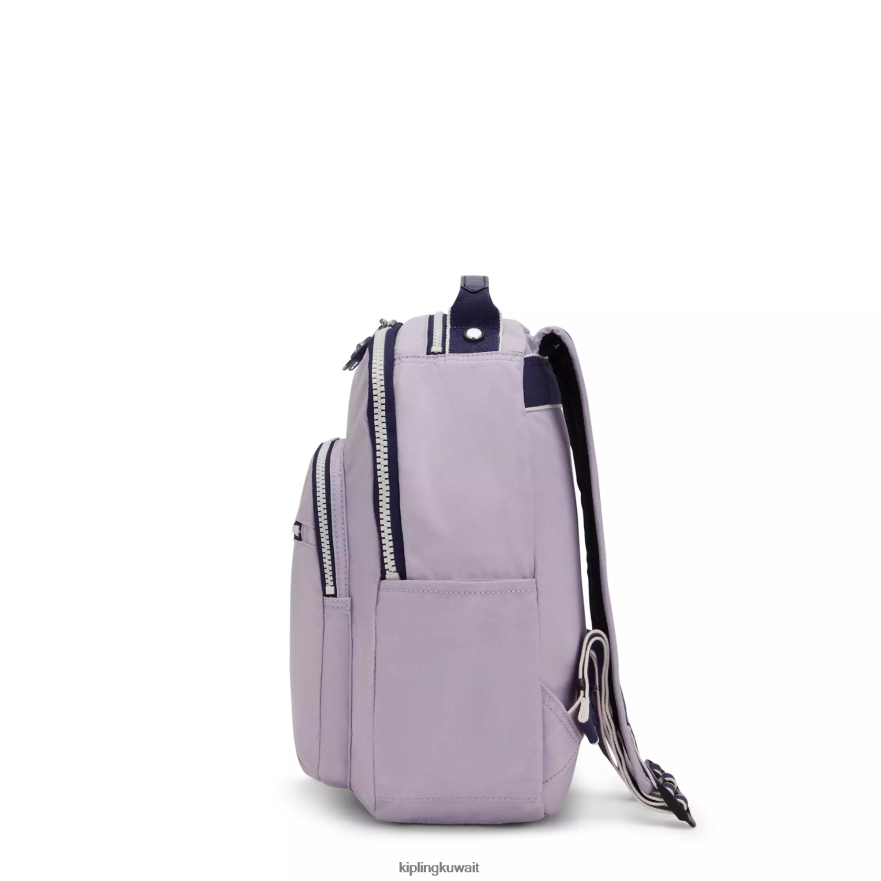 Kipling حقيبة ظهر صغيرة للكمبيوتر اللوحي من سيول نحيف كتلة أرجواني لطيف ZR2RH423 مونوغرامبل