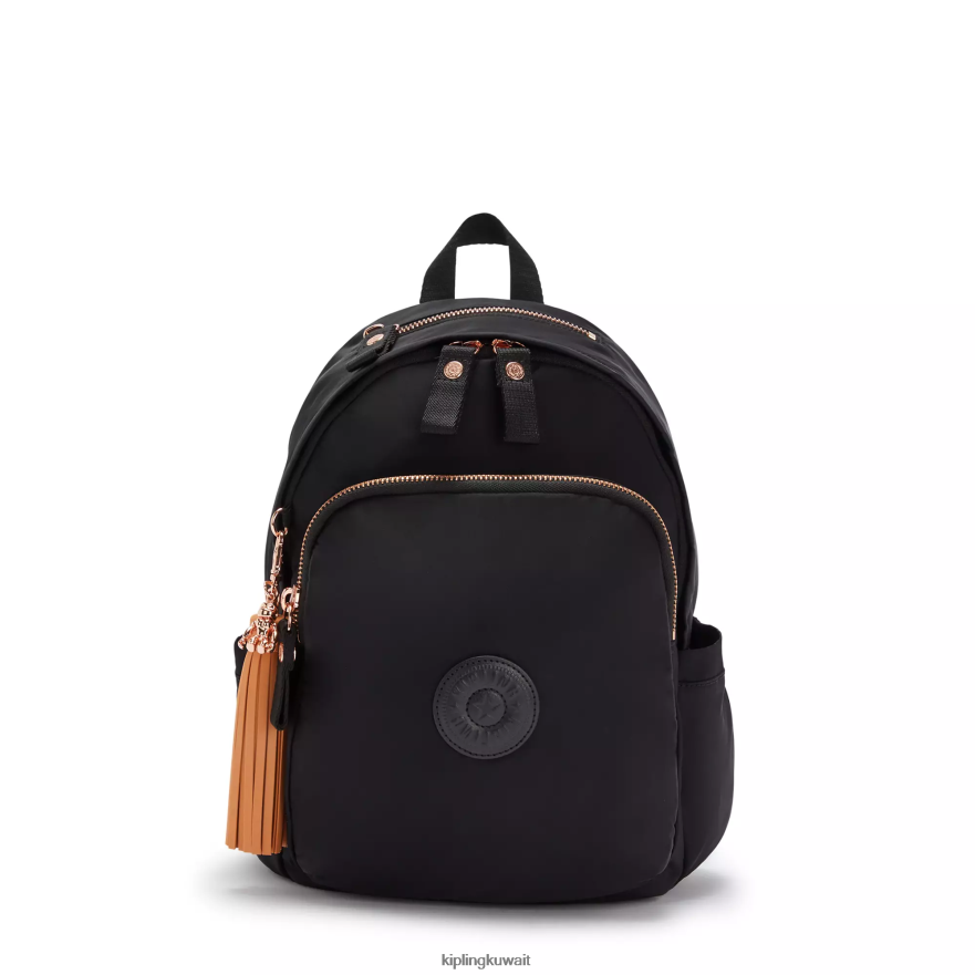 Kipling حقيبة ظهر ديليا نحيف وردة سوداء ZR2RH424 حقائب ظهر الموضة