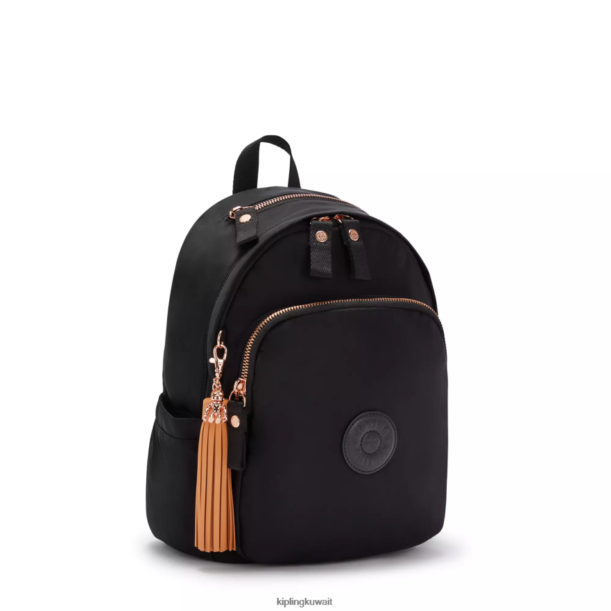 Kipling حقيبة ظهر ديليا نحيف وردة سوداء ZR2RH424 حقائب ظهر الموضة
