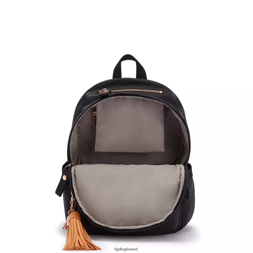 Kipling حقيبة ظهر ديليا نحيف وردة سوداء ZR2RH424 حقائب ظهر الموضة