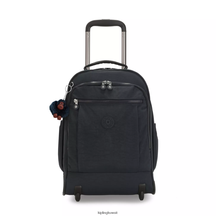 Kipling حقيبة ظهر كبيرة قابلة للطي نحيف نغمة زرقاء حقيقية ZR2RH493 حقائب ظهر متدحرجة