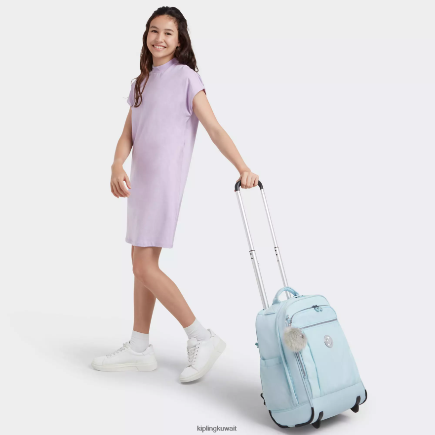 Kipling حقيبة ظهر كبيرة قابلة للطي نحيف الزفاف الأزرق ZR2RH494 حقائب ظهر متدحرجة
