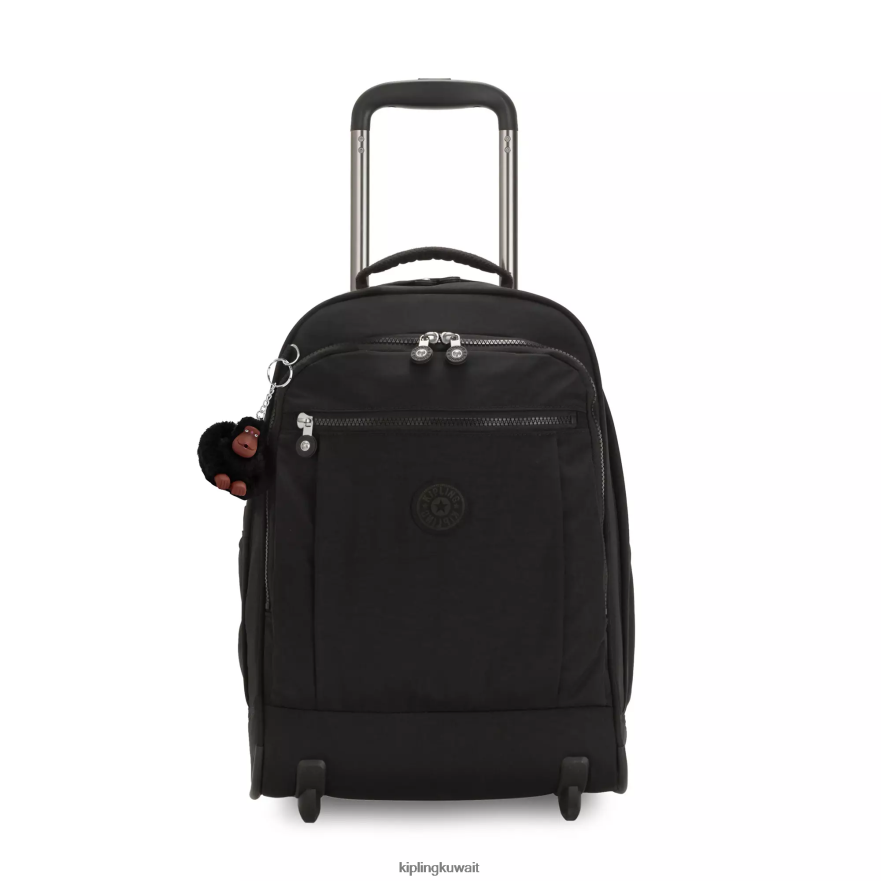 Kipling حقيبة ظهر كبيرة قابلة للطي نحيف أسود قاتم ZR2RH495 حقائب ظهر متدحرجة