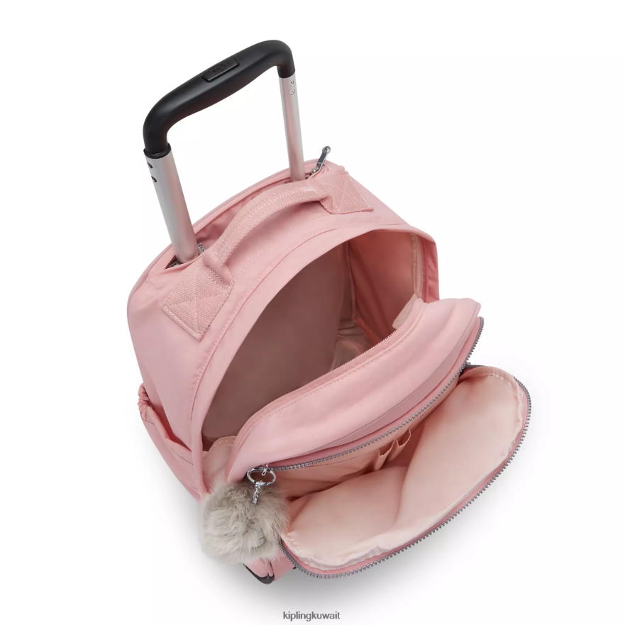 Kipling حقيبة ظهر كبيرة قابلة للطي نحيف روز الزفاف ZR2RH496 حقائب ظهر متدحرجة
