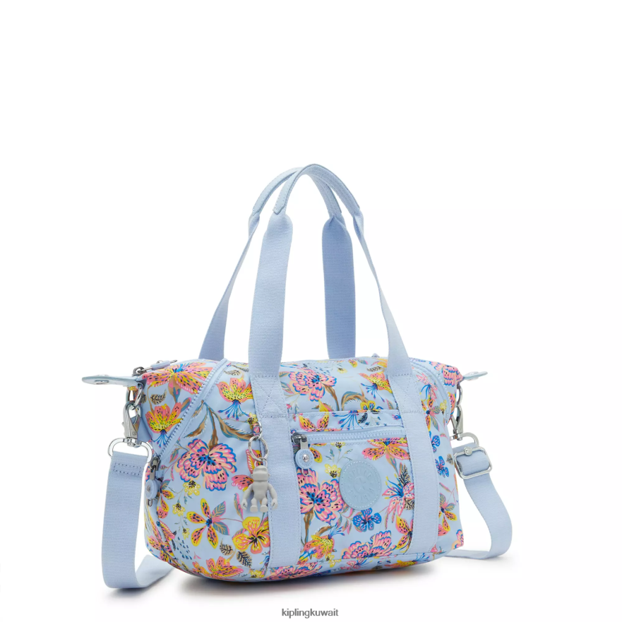 Kipling حقيبة كتف فن ميني مطبوعة نحيف الزهور البرية ZR2RH4 حقائب الكتف