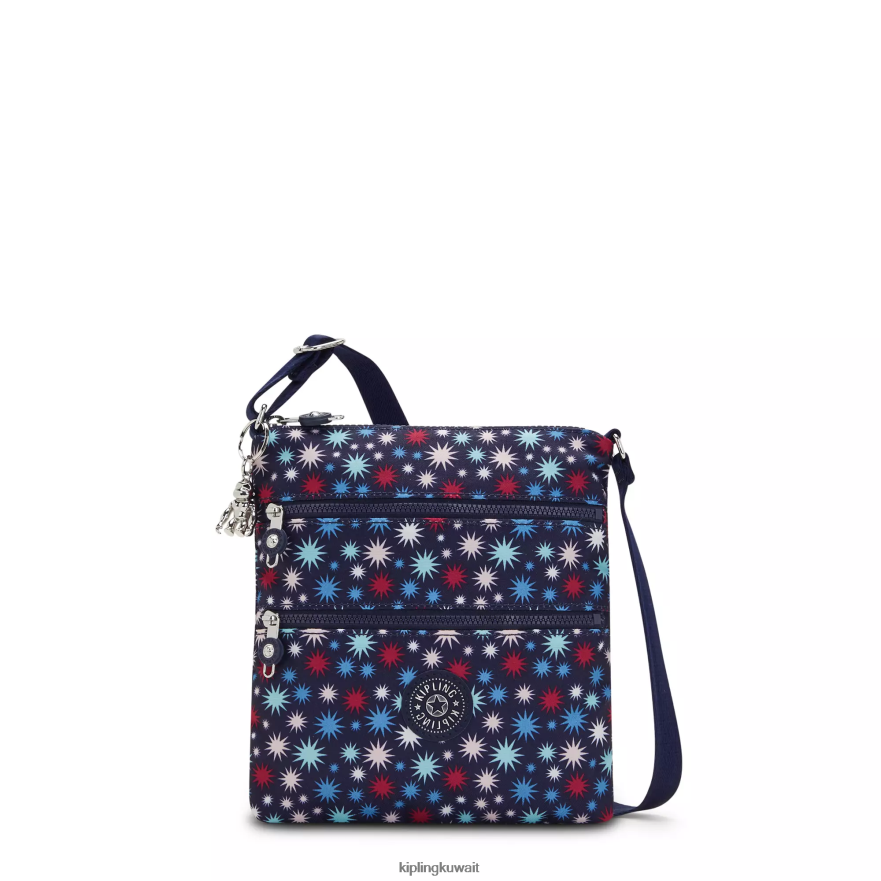 Kipling حقيبة كروس صغيرة بطبعات كيكو نحيف نجوم غير تقليدية ZR2RH5 أكياس صغيرة