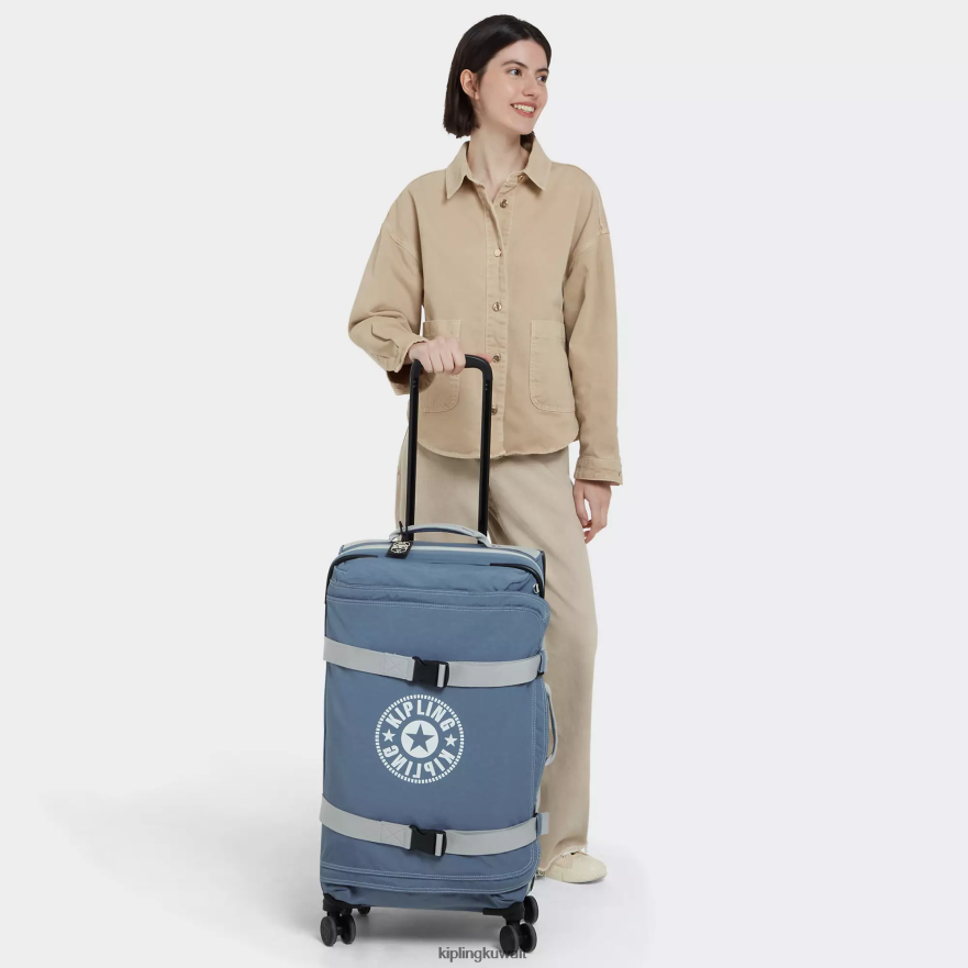 Kipling الأمتعة المتداول المتوسطة التلقائية نحيف فرشاة زرقاء ج ZR2RH517 الأمتعة المتداول