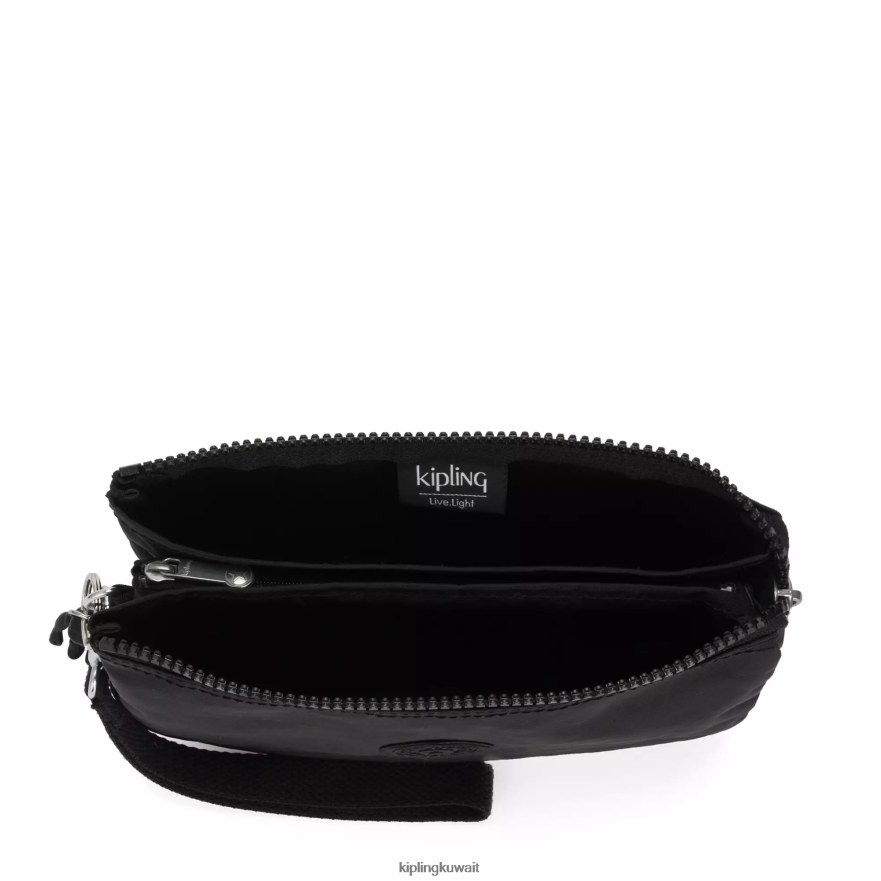 Kipling إبداع معصم كبير جدًا نحيف نوير أسود ZR2RH541 محافظ ومعصم