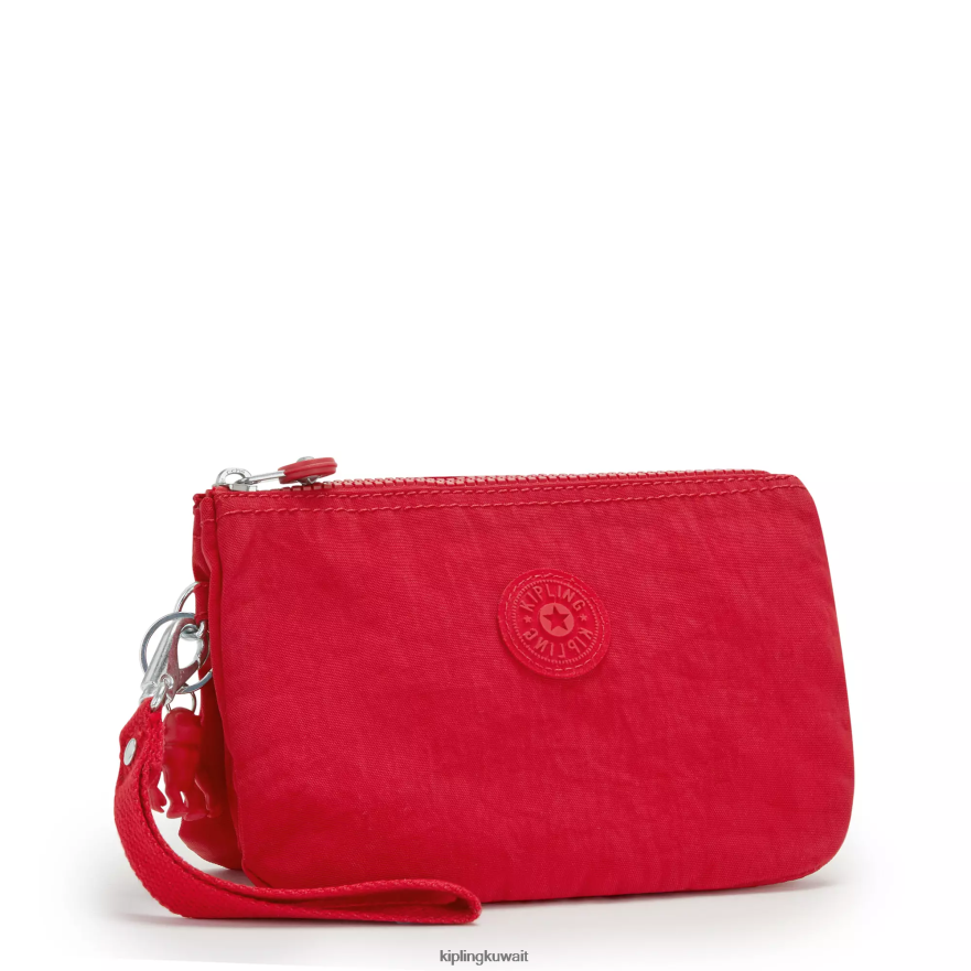 Kipling إبداع معصم كبير جدًا نحيف أحمر شفتين ZR2RH543 محافظ ومعصم