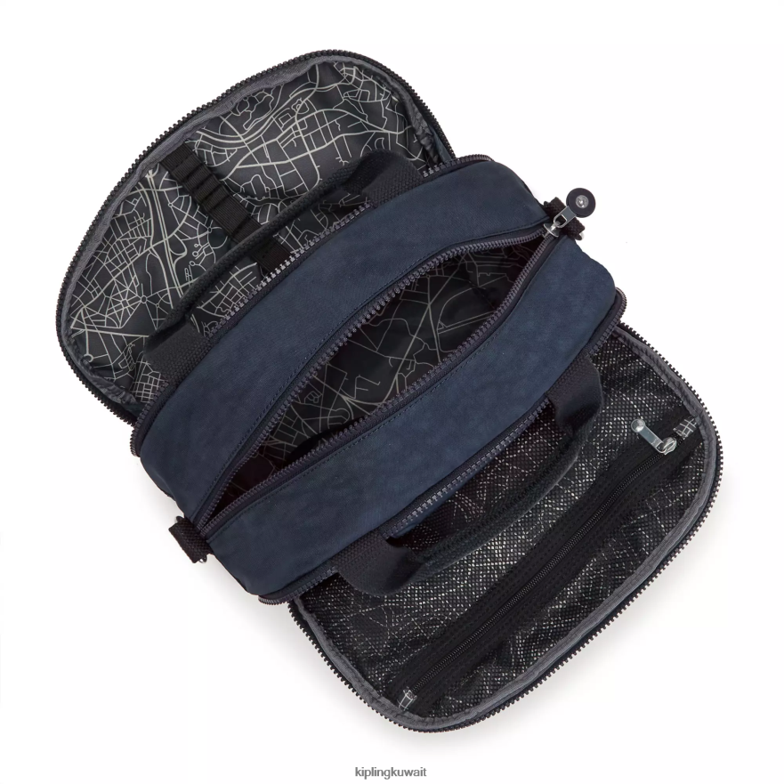 Kipling حقيبة أدوات الزينة شاطئ النخيل نحيف بلو بلو ZR2RH545 الحقائب
