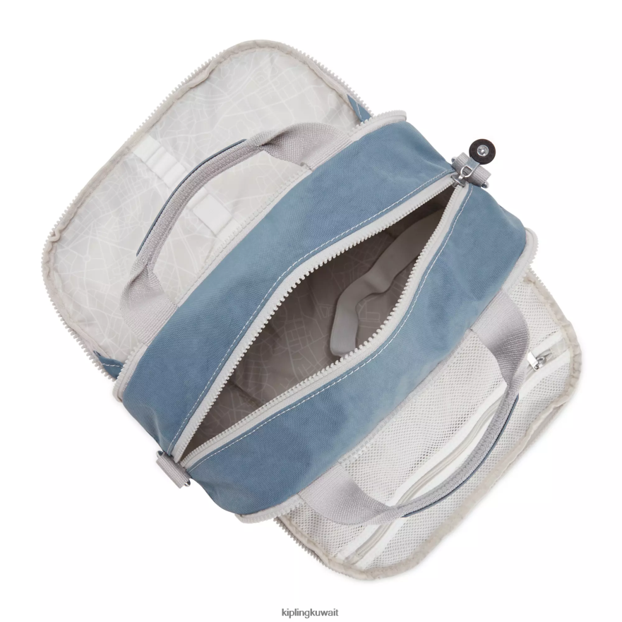 Kipling حقيبة أدوات الزينة شاطئ النخيل نحيف فرشاة زرقاء ج ZR2RH546 الحقائب