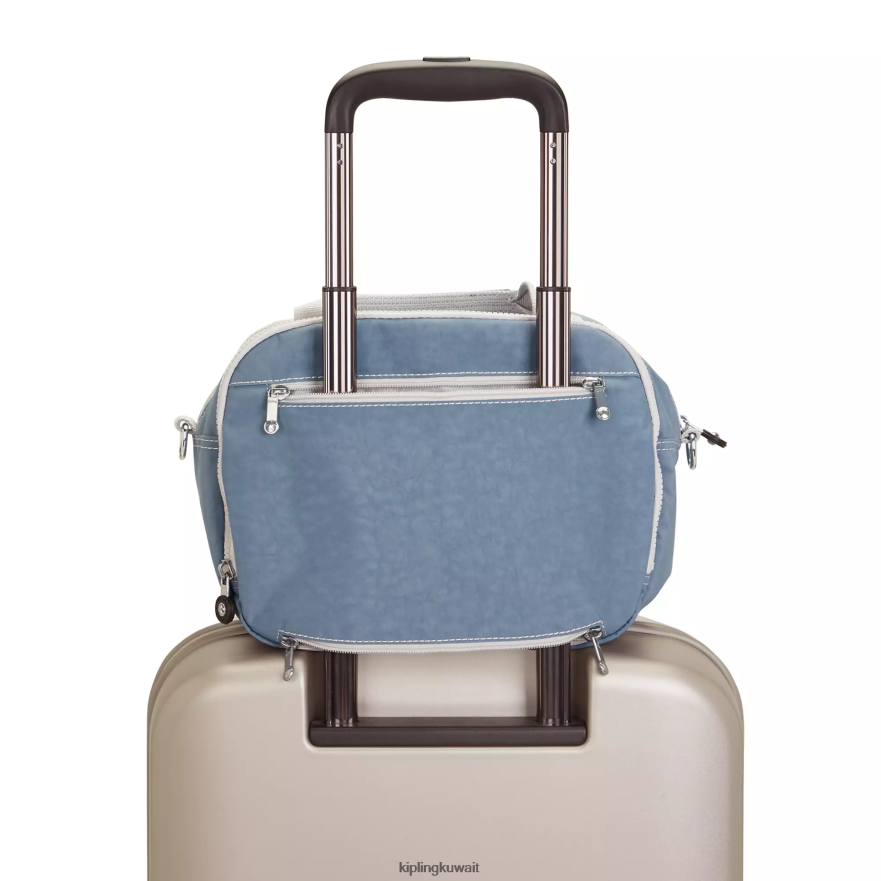 Kipling حقيبة أدوات الزينة شاطئ النخيل نحيف فرشاة زرقاء ج ZR2RH546 الحقائب