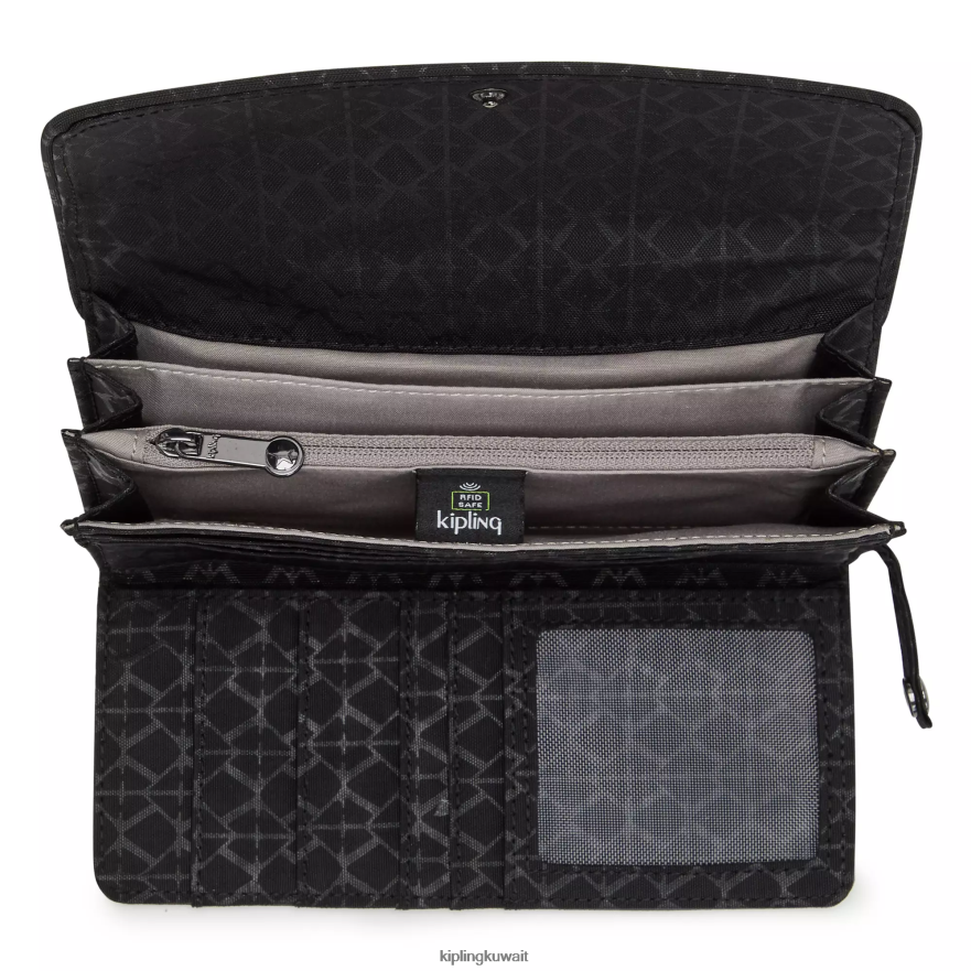 Kipling محفظة موني لاند مطبوعة نحيف توقيع منقوش ZR2RH553 محافظ ومعصم