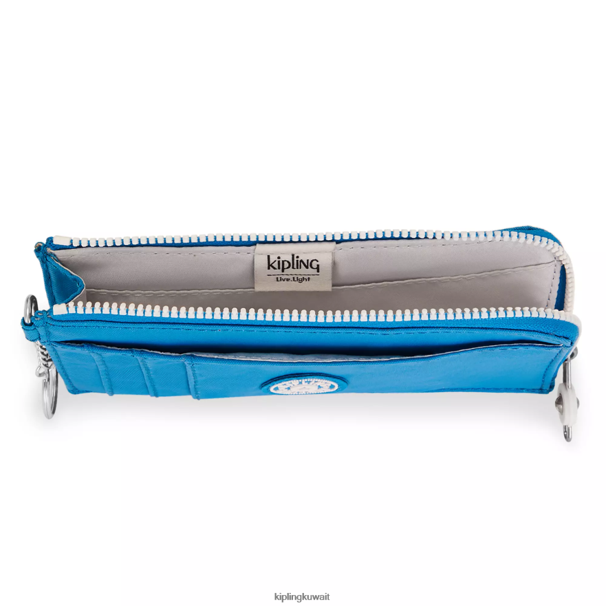 Kipling محفظة دافني نحيف حريصة الأزرق ZR2RH556 محافظ ومعصم