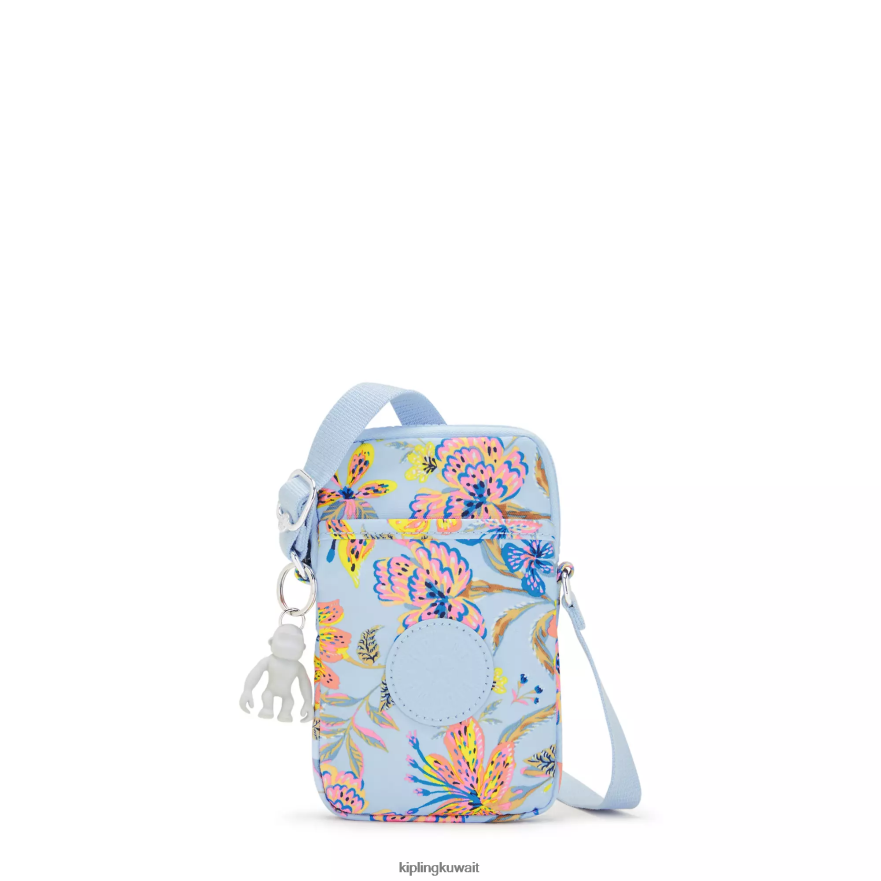 Kipling حقيبة هاتف كروسبودي مطبوعة نحيف الزهور البرية ZR2RH56 حقائب كروسبودي