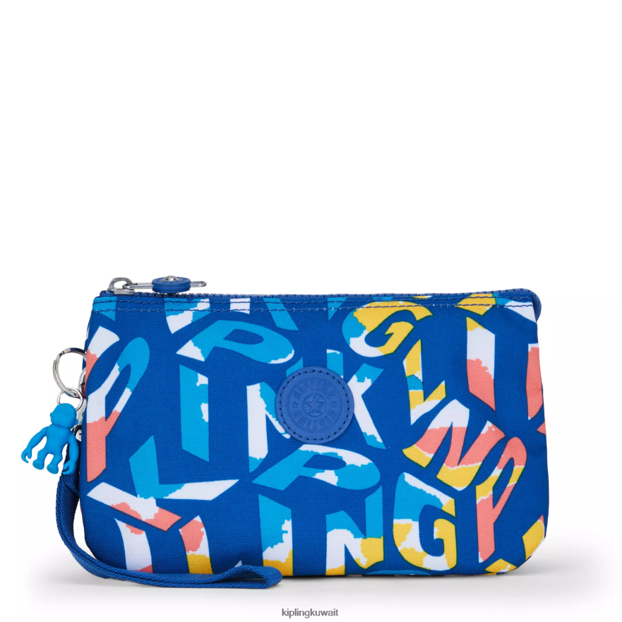 Kipling إبداع معصم مطبوع كبير جدًا نحيف نيون ZR2RH565 محافظ ومعصم