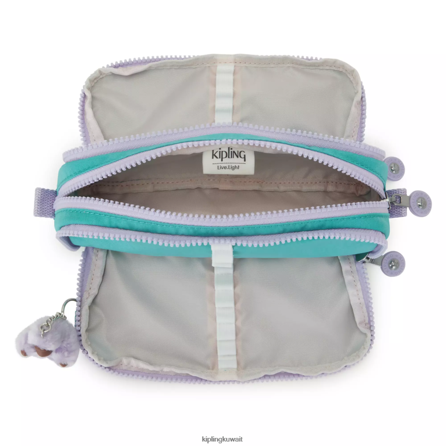 Kipling مقلمة جيتروي نحيف سيرفر جرين ZR2RH578 أقلام وأقلام رصاص