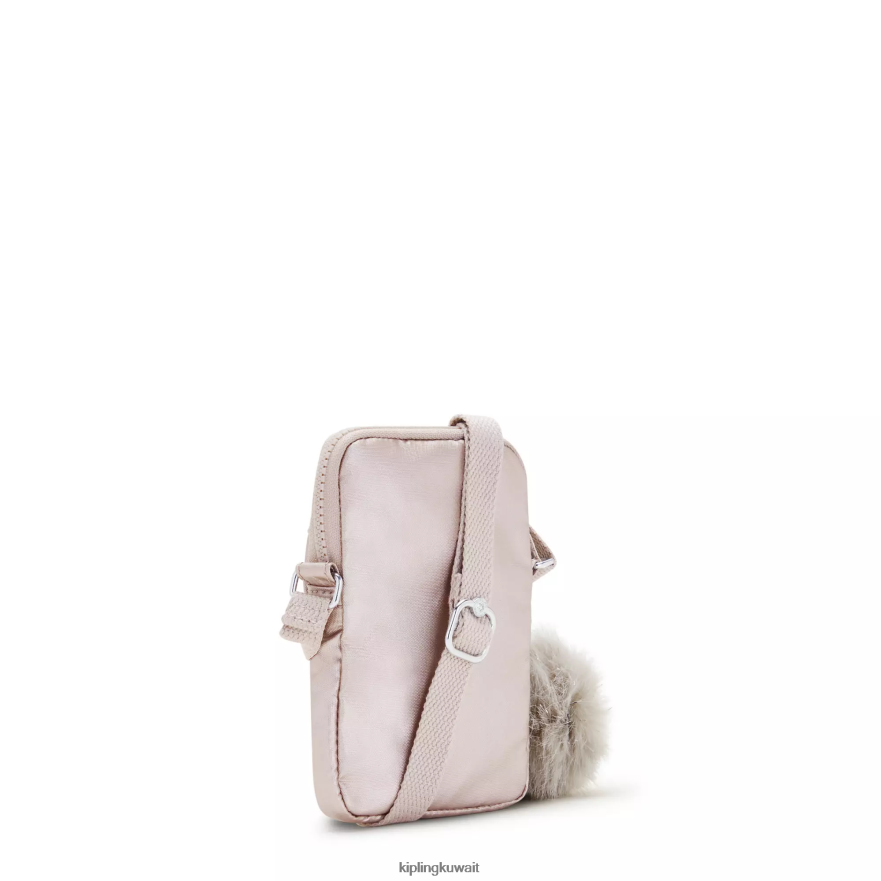 Kipling حقيبة الهاتف تالي المعدنية كروس نحيف وردة معدنية ZR2RH58 حقائب كروسبودي