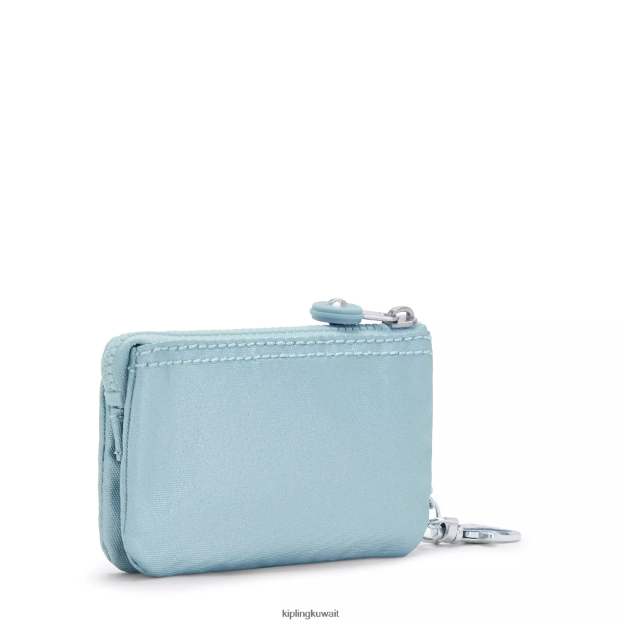 Kipling الإبداع مصغرة الحقيبة سلسلة المفاتيح المعدنية نحيف لؤلؤة تيل ميتاليك ZR2RH608 سلاسل المفاتيح