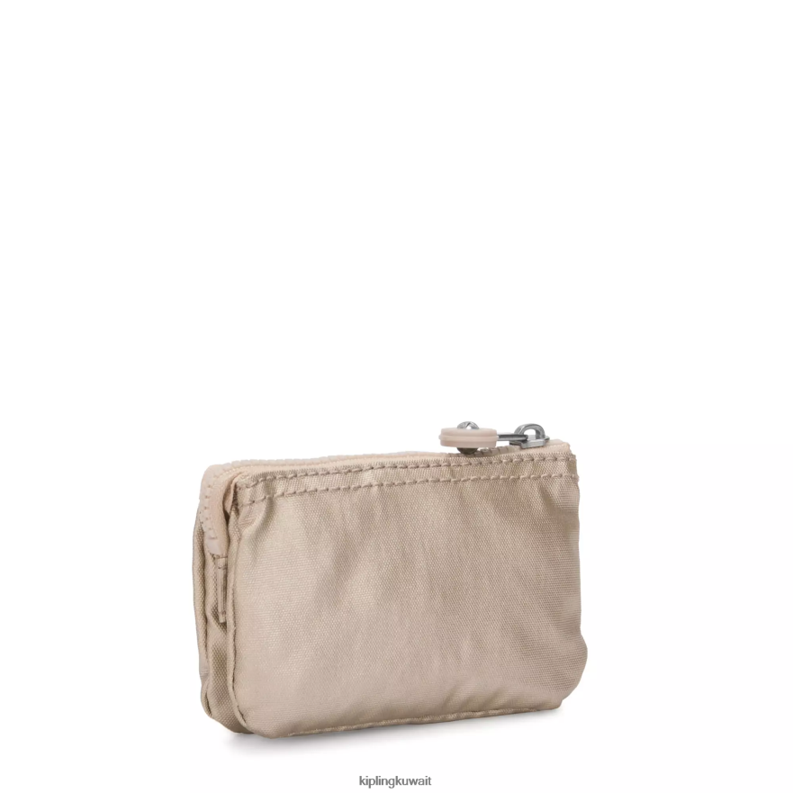 Kipling الإبداع مصغرة الحقيبة سلسلة المفاتيح المعدنية نحيف الذهب المعدني المرصع بالنجوم ZR2RH610 سلاسل المفاتيح
