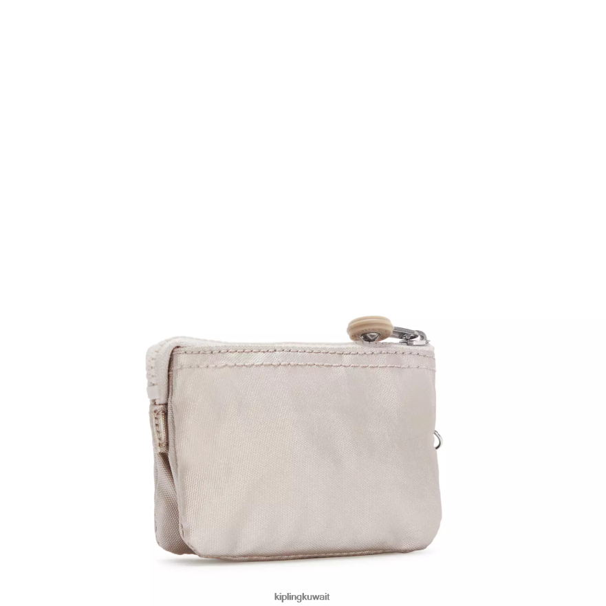 Kipling الإبداع مصغرة الحقيبة سلسلة المفاتيح المعدنية نحيف توهج معدني ZR2RH611 سلاسل المفاتيح