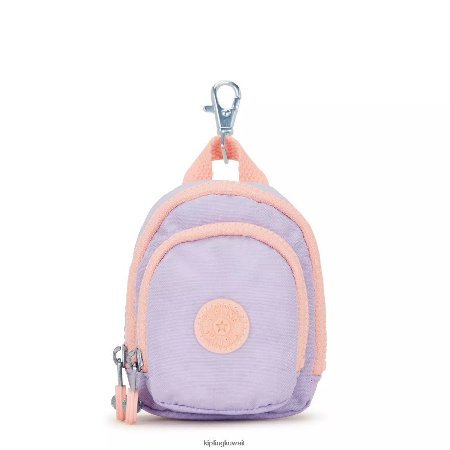 Kipling ميدالية مفاتيح صغيرة من سيول نحيف لا نهاية لها أرجواني ج ZR2RH619 سلاسل المفاتيح