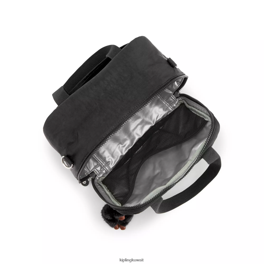 Kipling حقيبة غداء ميو نحيف أسود قاتم ZR2RH630 أكياس الغداء