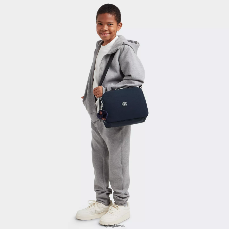 Kipling حقيبة غداء ميو نحيف أزرق رمادي حقيقي ZR2RH631 أكياس الغداء