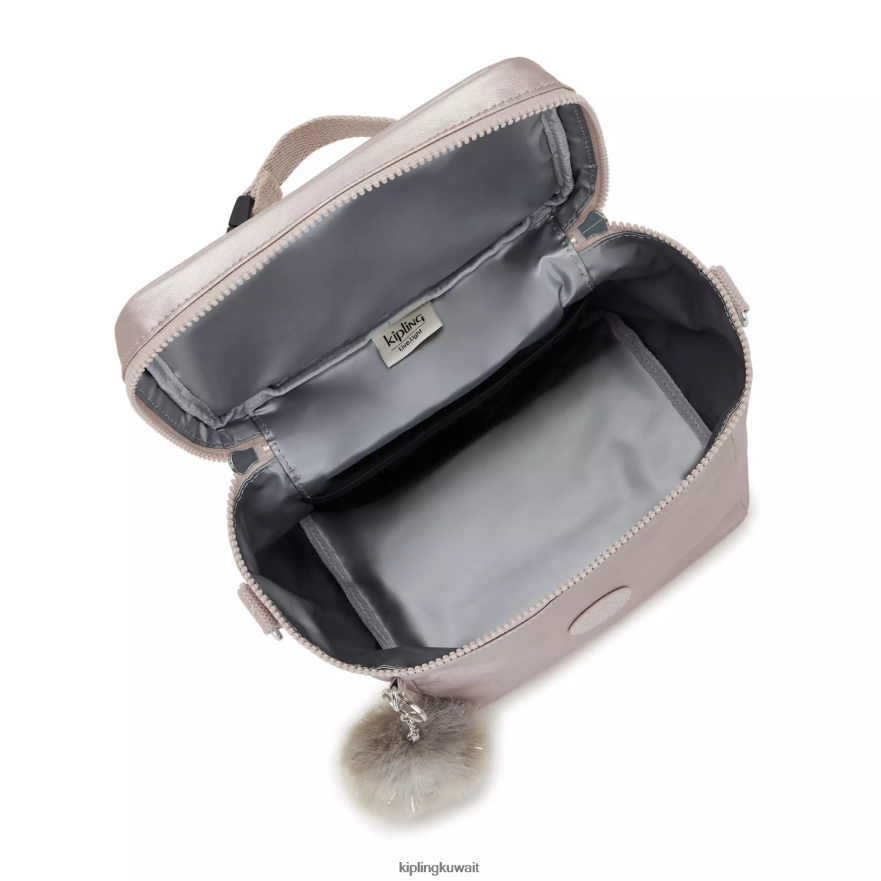 Kipling حقيبة غداء غراهام ميتاليك نحيف وردة معدنية ZR2RH649 أكياس الغداء