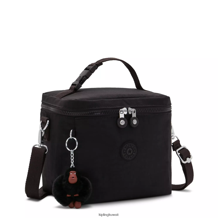 Kipling حقيبة غداء غراهام نحيف أسود قاتم ZR2RH652 أكياس الغداء