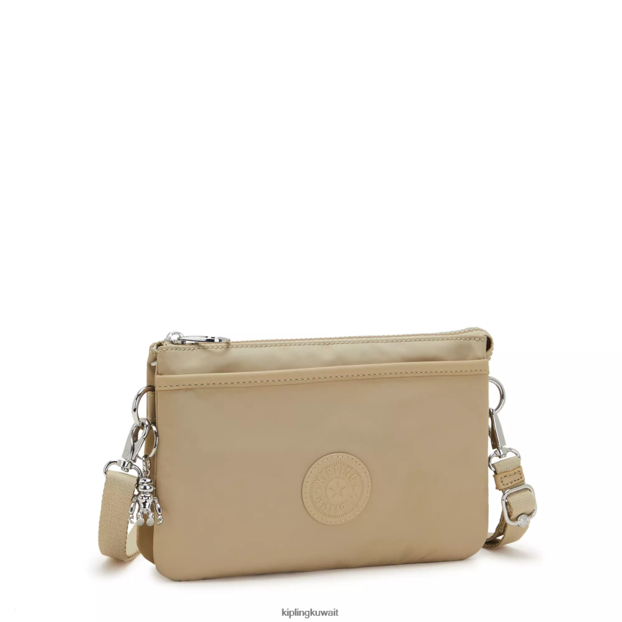 Kipling حقيبة كروس ريرى نحيف البيج الطبيعي ZR2RH66 حقائب كروسبودي