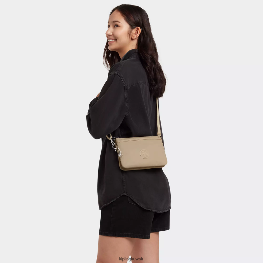 Kipling حقيبة كروس ريرى نحيف البيج الطبيعي ZR2RH66 حقائب كروسبودي